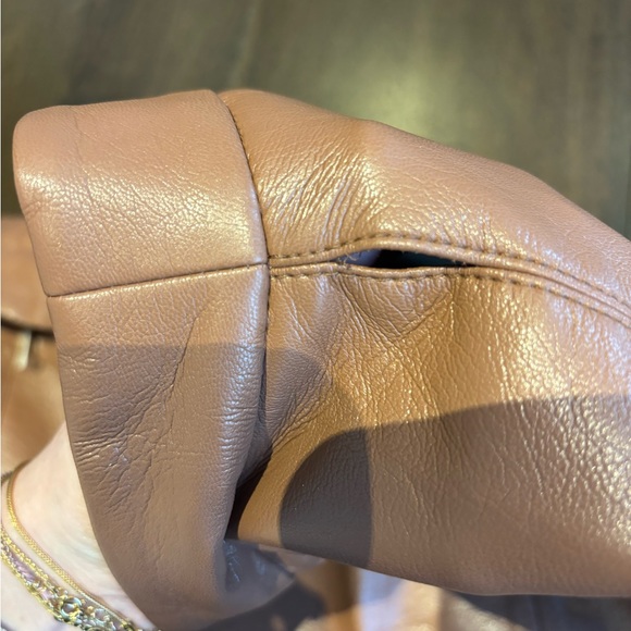 Aritzia Wilfred brown leather mini skirt - Picture 4 of 4